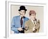 ABBOTT AND COSTELLO MEET THE INVISIBLE MAN, from left: Bud Abbott, Lou Costello-null-Framed Photo