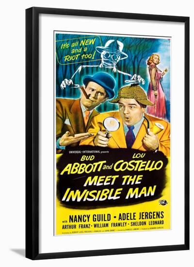 Abbott and Costello Meet the Invisible Man-null-Framed Art Print