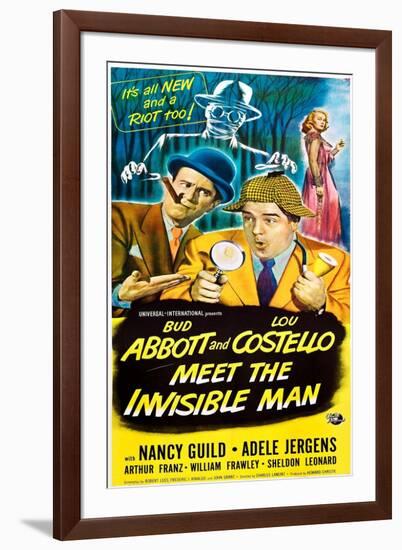 Abbott and Costello Meet the Invisible Man-null-Framed Art Print