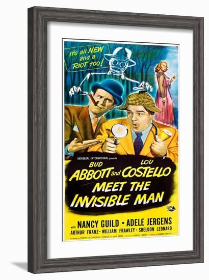 Abbott and Costello Meet the Invisible Man-null-Framed Art Print