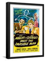 Abbott and Costello Meet the Invisible Man-null-Framed Art Print