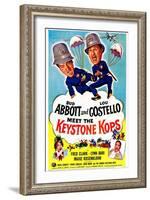 Abbott and Costello Meet the Keystone Kops-null-Framed Art Print