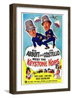 Abbott and Costello Meet the Keystone Kops-null-Framed Art Print