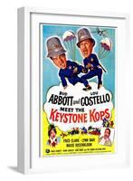 Abbott and Costello Meet the Keystone Kops-null-Framed Art Print