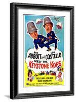 Abbott and Costello Meet the Keystone Kops-null-Framed Art Print