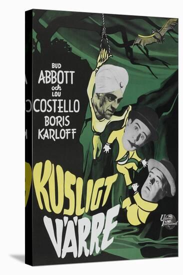 Abbott and Costello Meet the Killer-null-Stretched Canvas