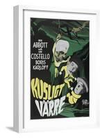 Abbott and Costello Meet the Killer-null-Framed Art Print