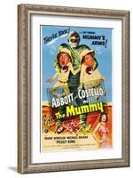 Abbott And Costello Meet the Mummy, 1955, Directed by Charles Lamont-null-Framed Giclee Print