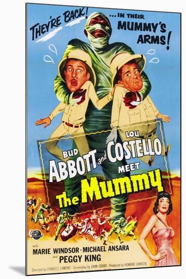 Abbott And Costello Meet the Mummy (aka Abbott & Costello Meet the Mummy), 1955-null-Mounted Art Print