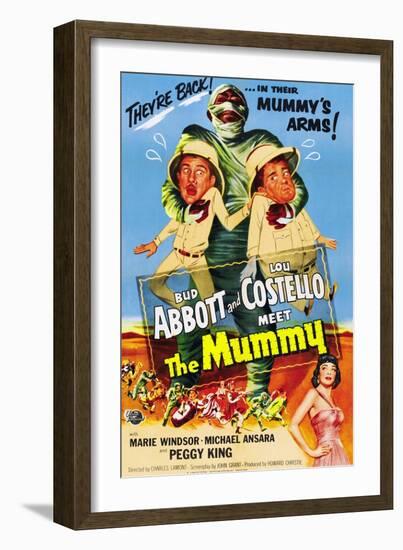 Abbott And Costello Meet the Mummy (aka Abbott & Costello Meet the Mummy), 1955-null-Framed Art Print