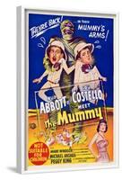 Abbott And Costello Meet the Mummy, Eddie Parker, Bud Abbott, Lou Costello, Marie Windsor, 1955-null-Framed Art Print