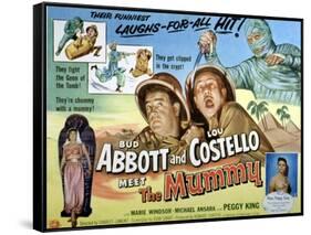Abbott And Costello Meet the Mummy, Lou Costello, Bud Abbott, 1955-null-Framed Stretched Canvas