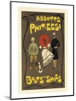 Abbotts Phit-Eesi Boots And Shoes-Dudley Hardy-Mounted Art Print