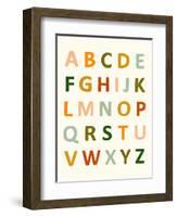 ABC 123 I-Victoria Borges-Framed Art Print