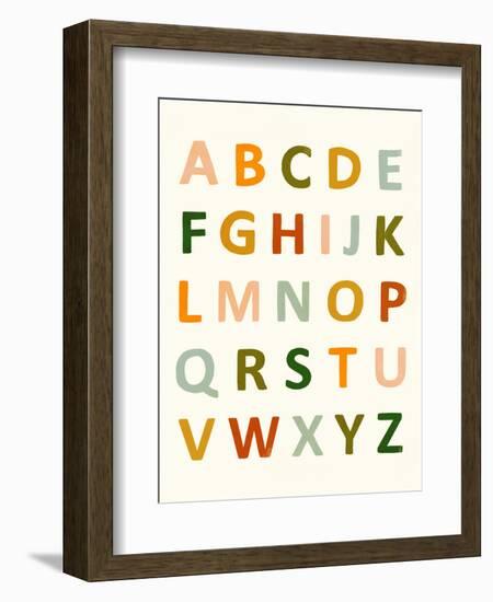 ABC 123 I-Victoria Borges-Framed Art Print