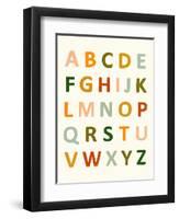 ABC 123 I-Victoria Borges-Framed Art Print