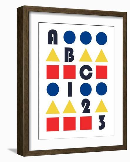 ABC 123-null-Framed Giclee Print