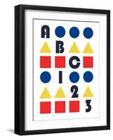 ABC 123-null-Framed Giclee Print