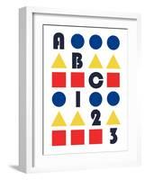 ABC 123-null-Framed Giclee Print