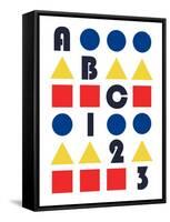 ABC 123-null-Framed Stretched Canvas