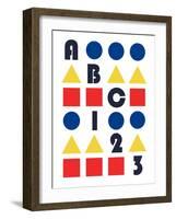 ABC 123-null-Framed Premium Giclee Print