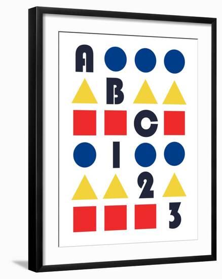 ABC 123-null-Framed Giclee Print