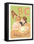 ABC Alphabet Book Cover-null-Framed Stretched Canvas