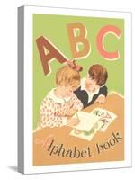 ABC Alphabet Book Cover-null-Stretched Canvas