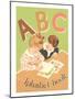 ABC Alphabet Book Cover-null-Mounted Art Print