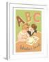 ABC Alphabet Book Cover-null-Framed Art Print