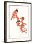 ABC, Children Climbing on Letters-null-Framed Art Print