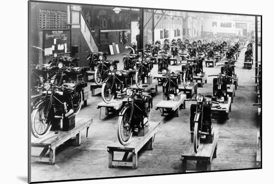 ABC Motorbike Factory, 1921-null-Mounted Photographic Print