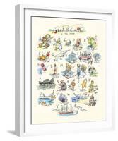 ABC of The Seaside-Claire Fletcher-Framed Giclee Print