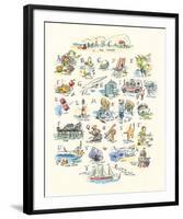 ABC of The Seaside-Claire Fletcher-Framed Giclee Print