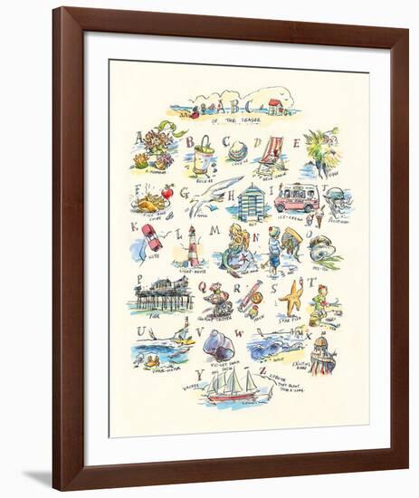 ABC of The Seaside-Claire Fletcher-Framed Giclee Print