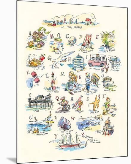 ABC of The Seaside-Claire Fletcher-Mounted Giclee Print