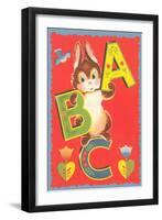 ABC, Rabbit-null-Framed Art Print