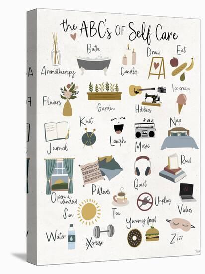 ABC Self Care-Kyra Brown-Stretched Canvas