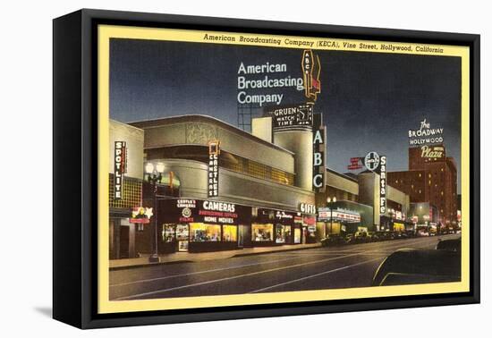 ABC Studios, Hollywood, California-null-Framed Stretched Canvas