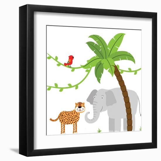 ABCs 2-Kimberly Allen-Framed Art Print