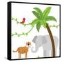 ABCs 2-Kimberly Allen-Framed Stretched Canvas