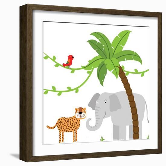 ABCs 2-Kimberly Allen-Framed Art Print