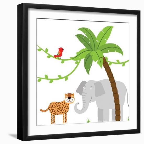 ABCs 2-Kimberly Allen-Framed Art Print