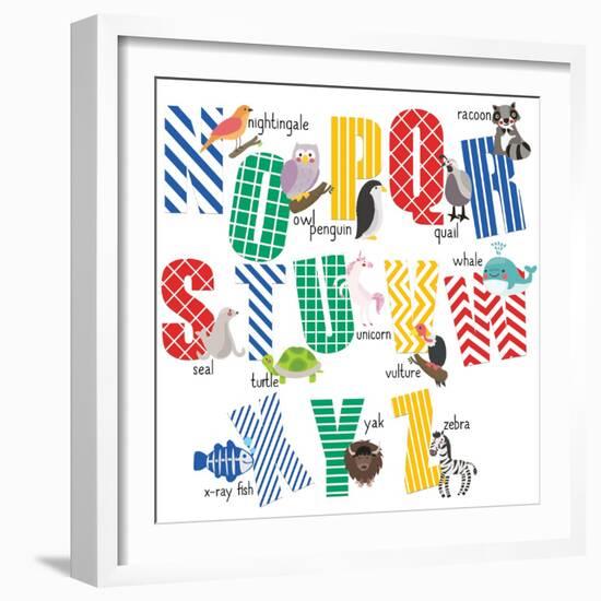 ABCs 3-Kimberly Allen-Framed Art Print