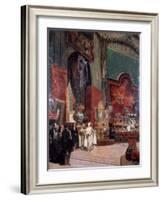 Abd Al-Kadir Visits the Exposition Universelle De Paris, 1855-Prosper Lafaye-Framed Giclee Print