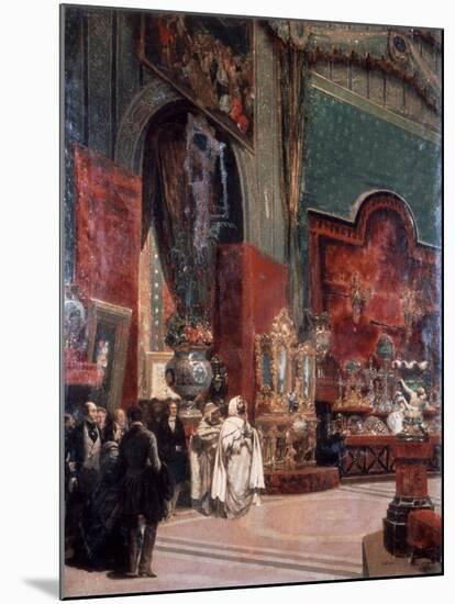 Abd Al-Kadir Visits the Exposition Universelle De Paris, 1855-Prosper Lafaye-Mounted Giclee Print