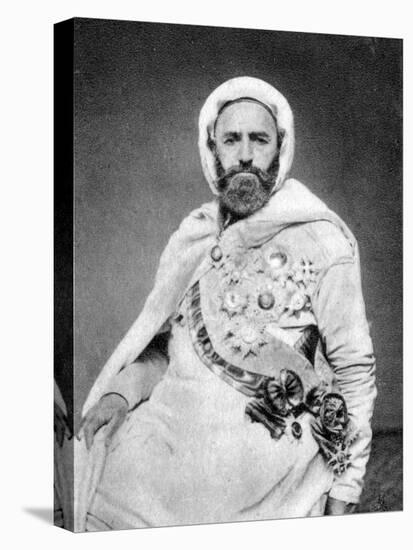 Abd Al-Qadir, Algerian Sufi and Political and Military Leader, 1875-null-Stretched Canvas