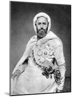 Abd Al-Qadir, Algerian Sufi and Political and Military Leader, 1875-null-Mounted Giclee Print