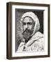'Abd Al-Qadir B Muhyi Al-Din Al-Hasani (Abdelkader) (1808 - 1883). Algerian Leader. Engraving-null-Framed Giclee Print