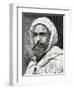 'Abd Al-Qadir B Muhyi Al-Din Al-Hasani (Abdelkader) (1808 - 1883). Algerian Leader. Engraving-null-Framed Giclee Print